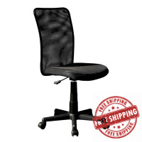 Techni Mobili RTA-9300B-BK Mesh Task Office Chair, Black